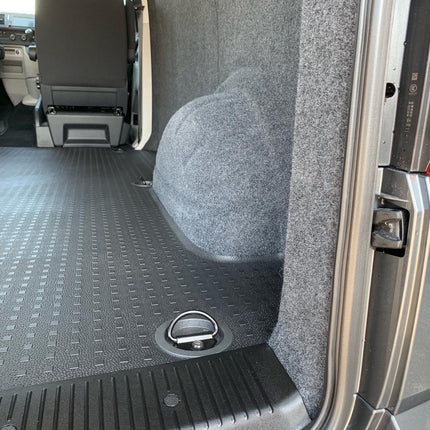 For VW T6.1 Transporter V2 Rear Tailgate Threshold Cover Full Length Plastic | Van-X