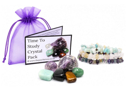 Time to Study Healing Crystals & Bracelets Collection