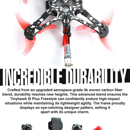 EMAX Tinyhawk III Plus Freestyle Drone (BNF Analog)