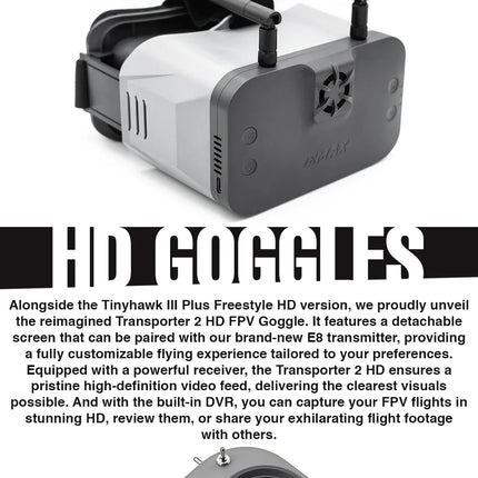 EMAX Tinyhawk III Plus Freestyle Drone (BNF Analog)