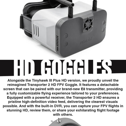 EMAX TinyHawk III Plus Micro Brushless FPV Drone (Analog RTF Bundle)