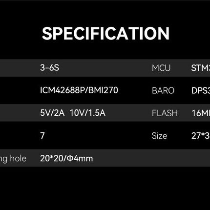 T-Motor H7 Mini Flight Controller