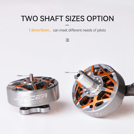 Tmotor Pacer P1804 3-4" FPV Drone Freestyle Motor (1.5mm Shaft)