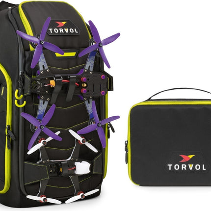 Torvol Quad Pitstop Backpack Pro + LiPo Safe Pouch Combo