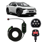 Type 2 to 3 Pin Charging Cable / 10M / 6amp – 12amp Adjustable (2.3kW)