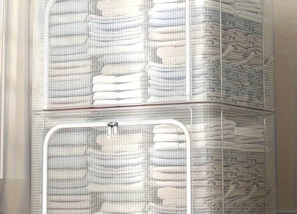 Transparent Clear Folding Storage Box – Durable Polyester Organiser Clothes Boxes