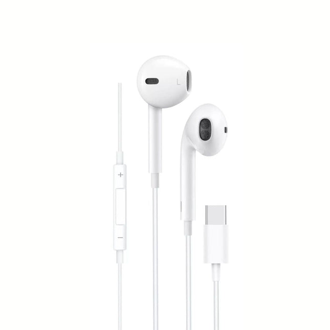 Type C Wired Earphone (VD-EAR001) White