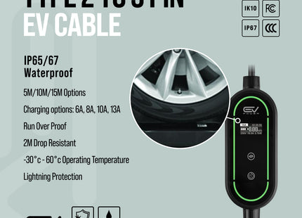 5m EV Charging Cables