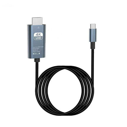 Type C to HDTV 4K Cable Adaptor Plug & Play 2M (VD-ADP017)