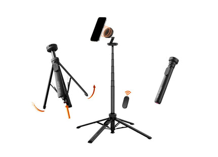 Ulanzi MT85 Torch Master Snap V2 Portable Phone and Camera Magnetic Tripod (Black)