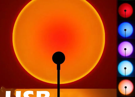 USB Sunset Lamp Projector
