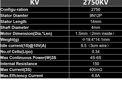 Flywoo NIN 1404 V2 ULTRALIGHT FPV MOTOR