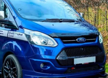 For Ford Transit Custom MK1 Honeycomb Front Grille Matte Black (2012–2018) | Van-X