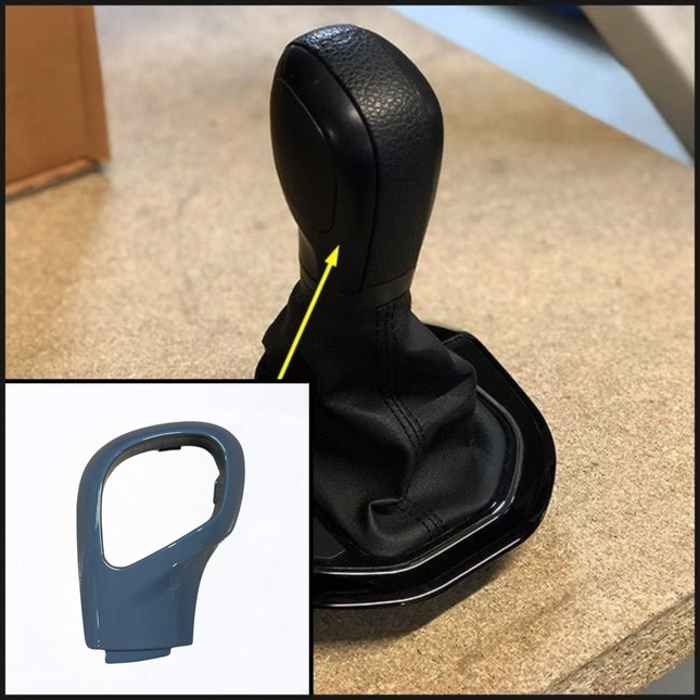 For VW T6 Transporter DSG Gear Knob Styling Caps – Grey Painted Upgrade, Ready to Fit