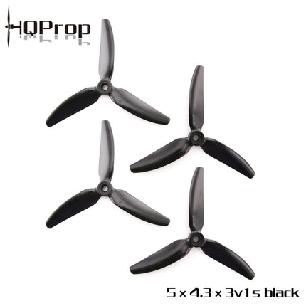 HQProp DP 5x4.3x3 V1S Propeller 3 Blade (2CW, 2CCW)