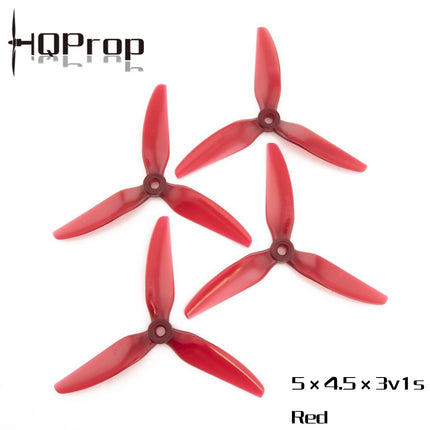 HQProp DP 5x4.5x3 V1S Propeller 3 Blade (2CW, 2CCW)