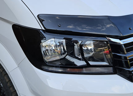 For MAN TGE Headlight Guards Gloss Black (2018-2025) | Front Headlight Protectors | Van-X