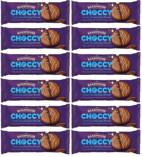 12 x The Bakehouse Choccy Double Chocolate Chunk Biscuits 200G