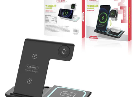 3-in-1 Wireless Charging Station – Fast, Efficient & Multi-Device Compatible