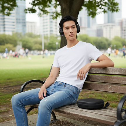 Daewoo Sonic Beat Pro Bluetooth Headphones 40Hr Playback Experience Clear Sound!