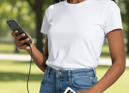 12000mAh Power Bank with Solar Panel Micro USB, iPhone, Type-C, and USB With LED