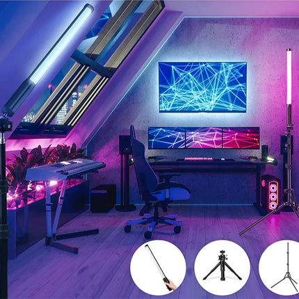 VL119 Handheld RGB Colorful Stick Light 19.68 inch Handheld LED Light