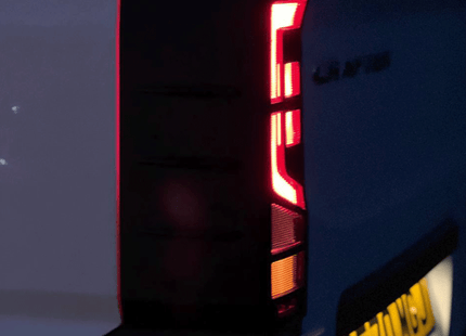 For VW Crafter Rear Light Guards Matte Black (2018-2025) | Tail Light Protectors | Van-X