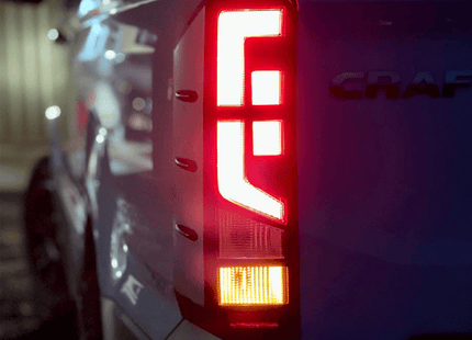 For MAN TGE Rear Light Guards Matte Black (2018-2025) | Tail Light Protectors | Van-X