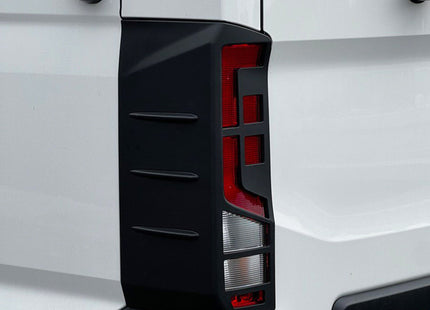 For MAN TGE Rear Light Guards Matte Black (2018-2025) | Tail Light Protectors | Van-X