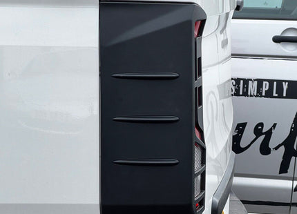 For MAN TGE Rear Light Guards Matte Black (2018-2025) | Tail Light Protectors | Van-X