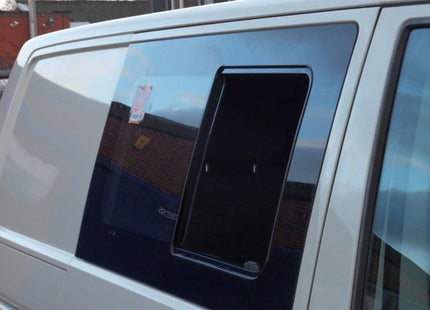 For VW T6 Transporter Sliding Side Window – Tinted Limo Glass | Van-X