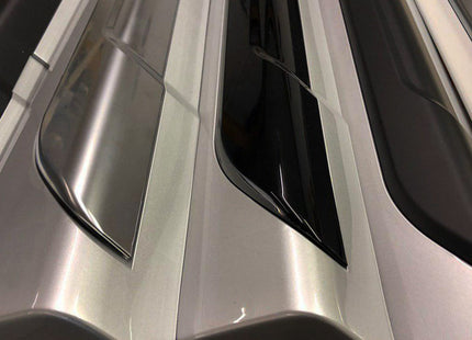 For VW T6 Transporter SWB Side Skirts Reflex Silver Plastic Painted and Ready to Fit