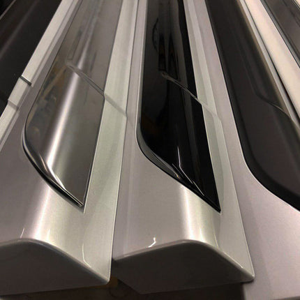 For VW T6 SWB Side Skirts Reflex Silver Plastic Painted and Ready to Fit (B-Grade)