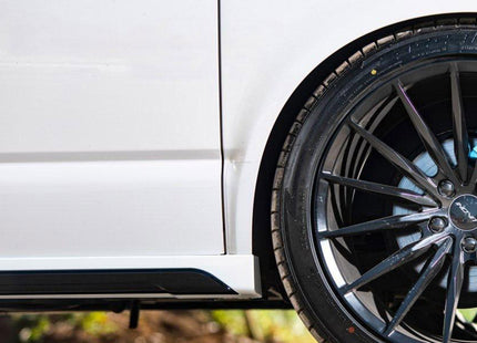 For VW T6 Transporter SWB Side Skirts Candy White Plastic Painted and Ready to Fit