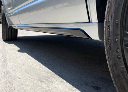 For VW T6 Transporter SWB Side Skirts Reflex Silver Plastic Painted and Ready to Fit