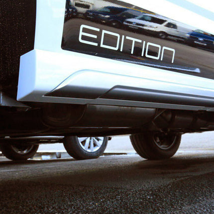 For VW T6.1 Transporter LWB Side Skirts Candy White Plastic Painted and Ready to Fit