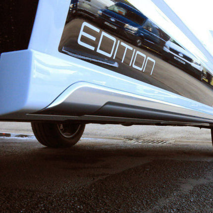For VW T6 Transporter LWB Side Skirts Candy White Plastic Painted and Ready to Fit