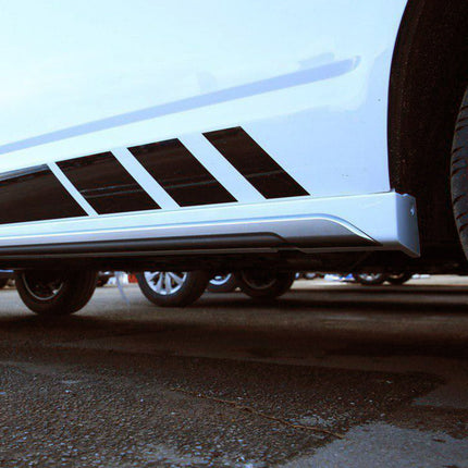 For VW T6 SWB Side Skirts Candy White Plastic Painted and Ready to Fit (B-Grade)