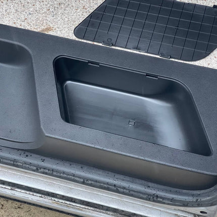 For VW T5, T5.1 Transporter Side Loading Door Step V3 17mm Extra Deep with Storage Compartment