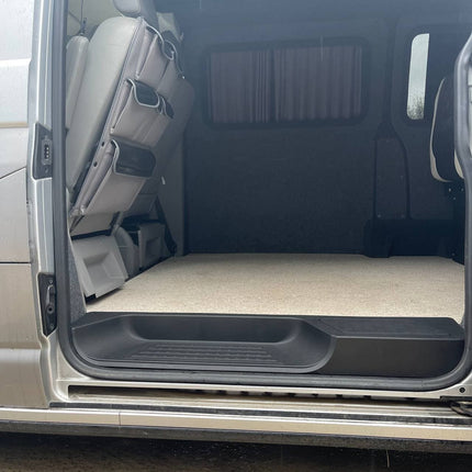 For VW T6.1 Transporter Side Loading Door Step V3 17mm Extra Deep with Storage Compartment
