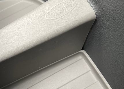 For VW T6.1 Transporter Door Pocket Rubber Liner Inserts Grey for Campervan Conversion | Van-X