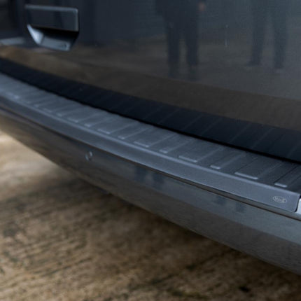 For VW T6.1 Transporter Multivan Rear Tailgate Bumper Protector – Black Plastic | Van-X