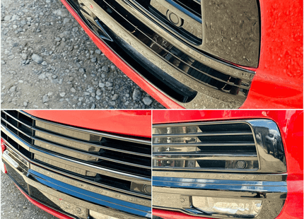 For VW T6 Highline Front Bumper XL Grille | Gloss Black ABS Upgrade | Van-X