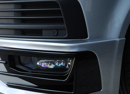 For VW T5.1 Transporter Front Sportline Spoiler & Splitter – T5-X Styling, Painted & Ready to Fit | Van-X