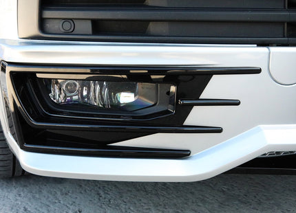 For VW T6 Transporter Front Sportline Spoiler and Splitter B-Grade – Repaint Ready Custom Styling | Van-X