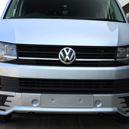 For VW T6 Transporter camper van Front Bumper Spoiler + Splitter (B-Grade) Painted and ready to fit in 3 colour options.latest upgrade