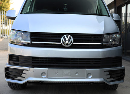 For VW T6 Transporter Front Sportline Spoiler & Splitter Painted Ready to Fit – Front End Styling Upgrade | Van-X