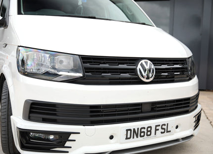 For VW T6 Transporter R-Line Front Grille Trim Kit | Gloss Black | Van-X