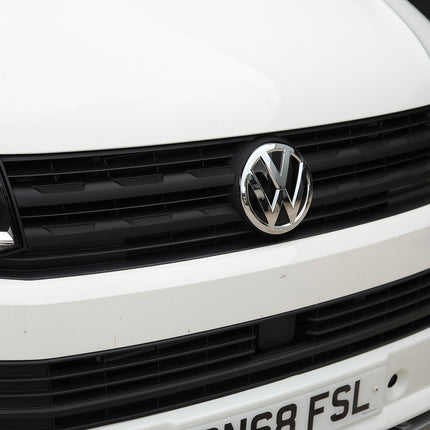 For VW Transporter T6 R-Line Front Grille Trims - Matte Black Painted and Ready to Fit
