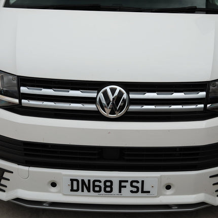 For VW Transporter T6 R-Line Front Grille Trims - Matte Chrome Painted and Ready to Fit